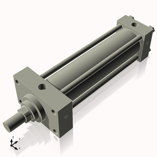 Isometric View of 3.25HHFHF12NCK1.75