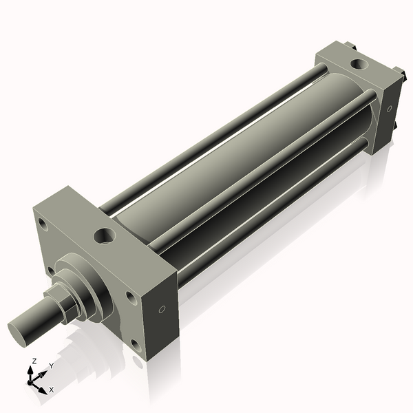Isometric View of 3.25HHFHF14CCK1.75