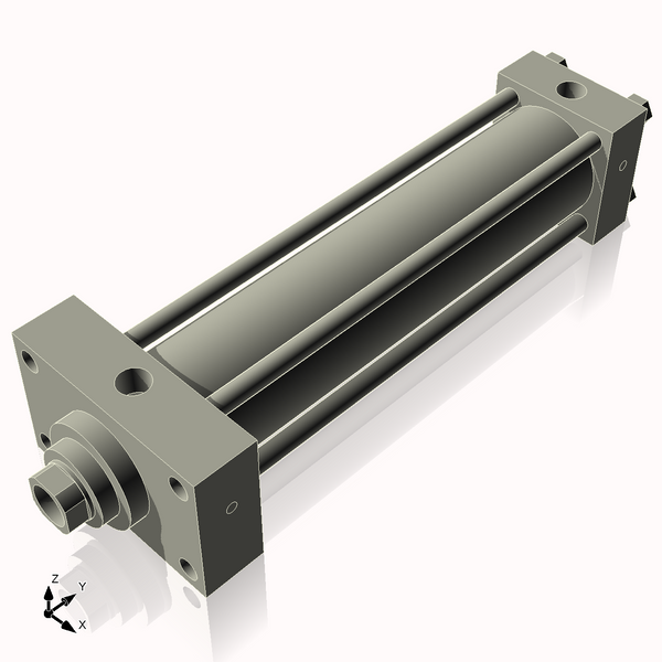 Isometric View of 3.25HHFHF14CCK1.75S4