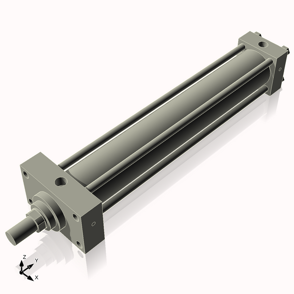 Isometric View of 3.25HHFHF21CCK1.75