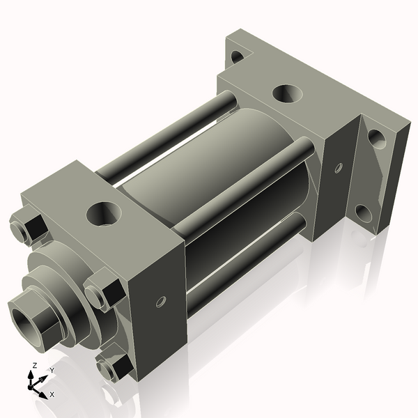 Isometric View of 3.25HHRF4CCK1.75S4