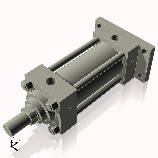 Isometric View of 3.25HHRF5NCK1.75