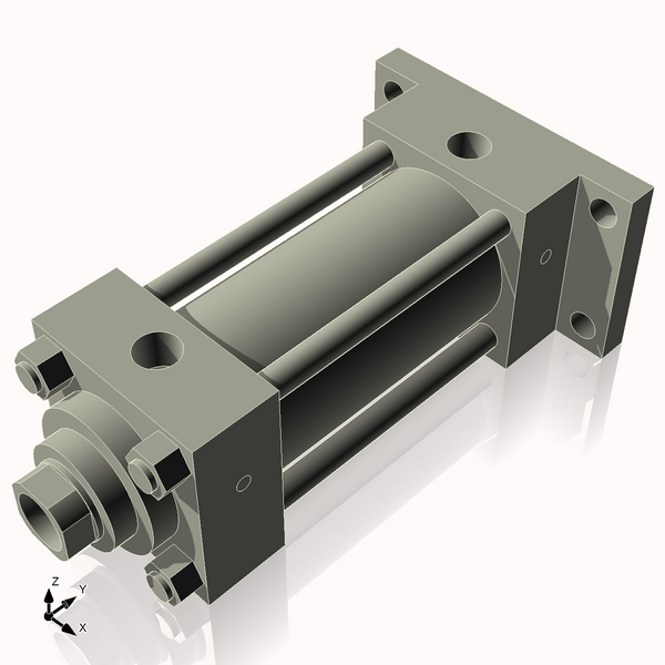 Isometric View of 3.25HHRF5NCK1.75S4
