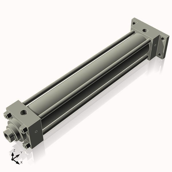 Isometric View of 3.25HHRF21NCK1.75S4