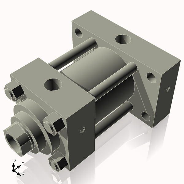 Isometric View of 3.25HHRHF2CCK1.75S4