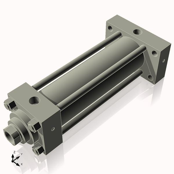 Isometric View of 3.25HHRHF10CCK1.75S4