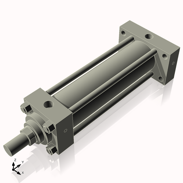 Isometric View of 3.25HHRHF11NCK1.75