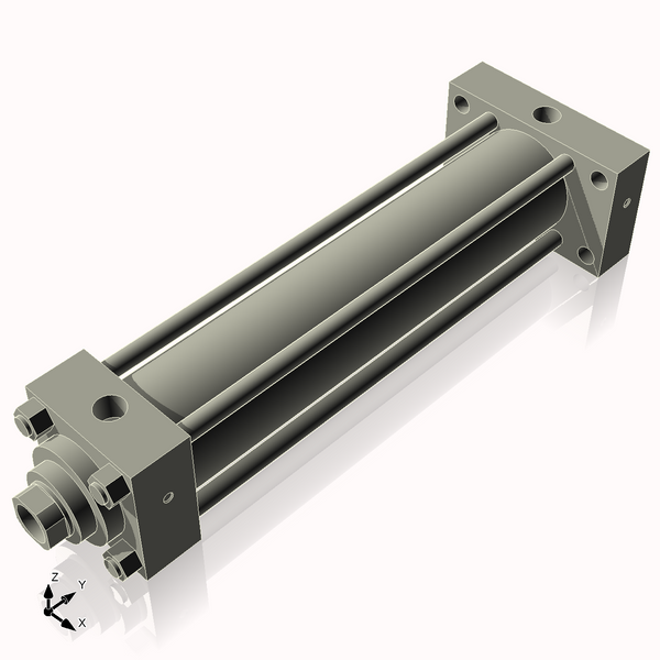 Isometric View of 3.25HHRHF15CCK1.75S4