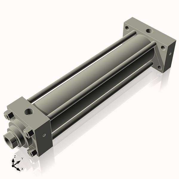 Isometric View of 3.25HHRHF16CCK1.75S4