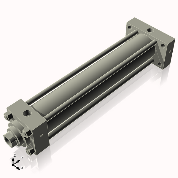 Isometric View of 3.25HHRHF18CCK1.75S4