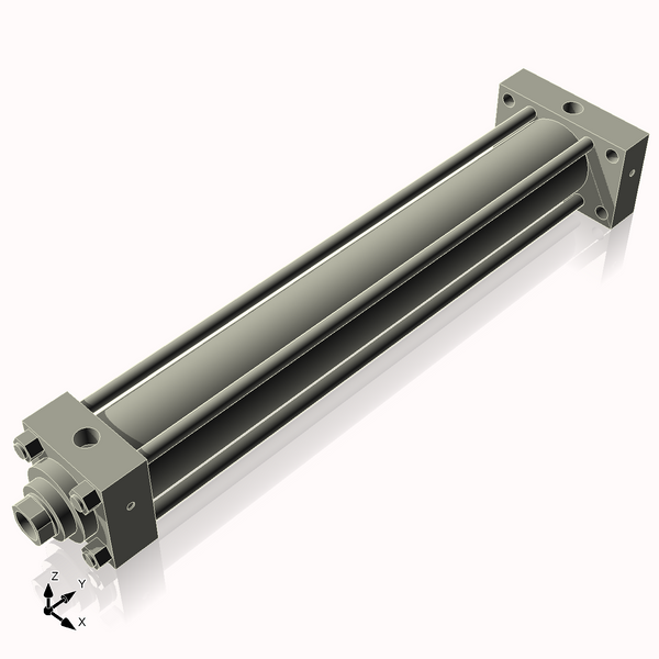 Isometric View of 3.25HHRHF24CCK1.75S4