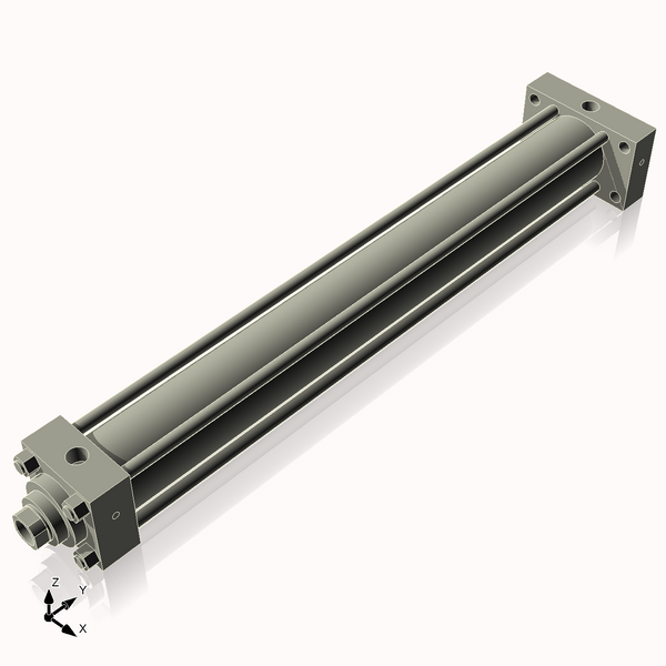 Isometric View of 3.25HHRHF30NCK1.75S4