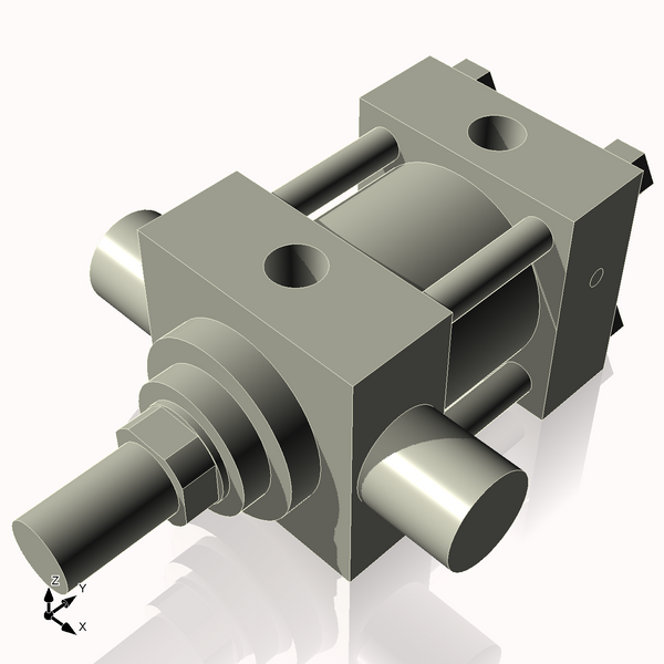 Isometric View of 3.25HHTF1CCK1.75