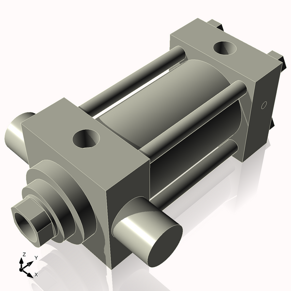 Isometric View of 3.25HHTF4NCK1.75S4