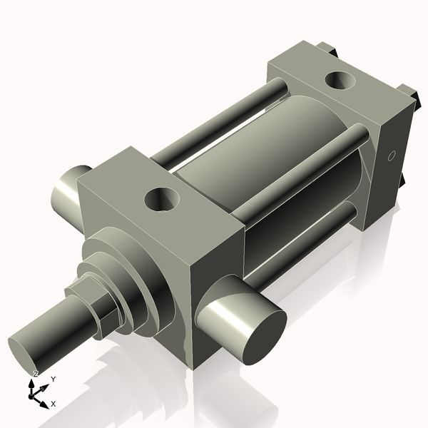Isometric View of 3.25HHTF4CCK1.75