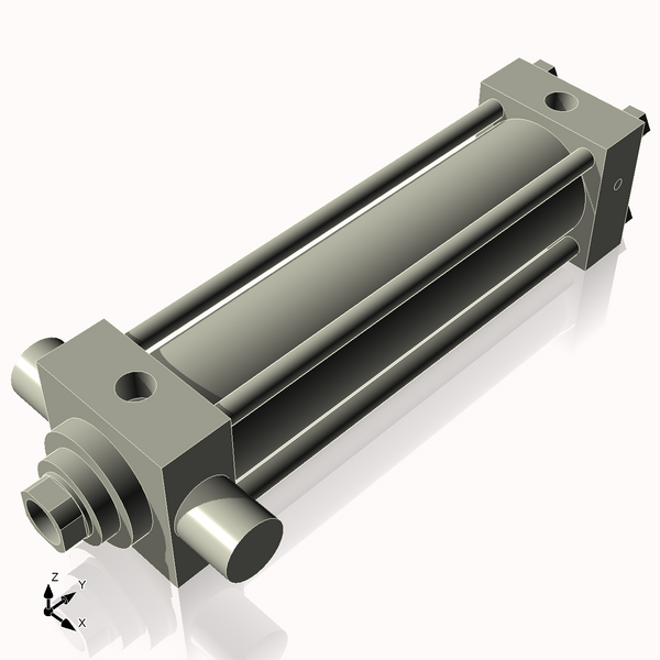 Isometric View of 3.25HHTF12CCK1.75S4