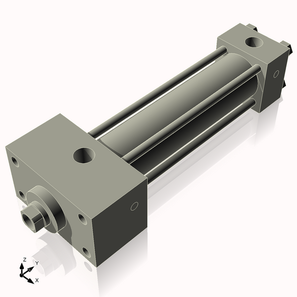 Isometric View of 1.125HHFHF4NCKS4