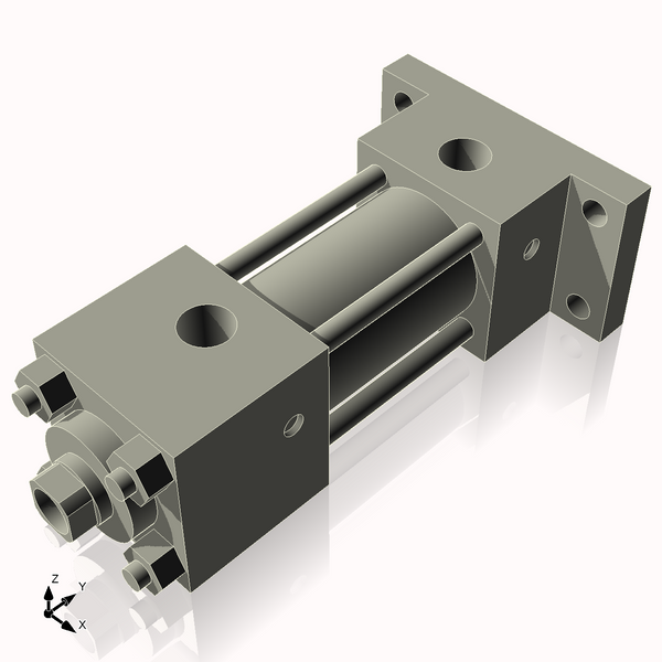 Isometric View of 1.125HHRF1CCKS4