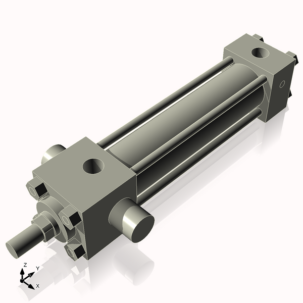 Isometric View of 1.125HHTF4CC