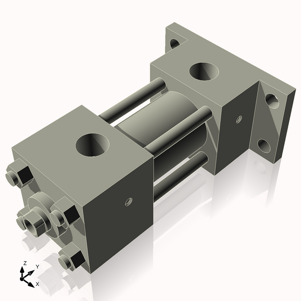 Isometric View of 1.5HHRF1CCKS4