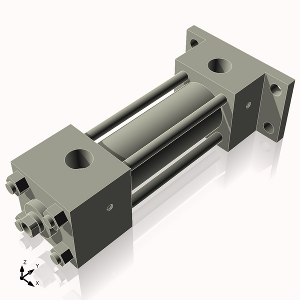 Isometric View of 1.5HHRF3CCKS4