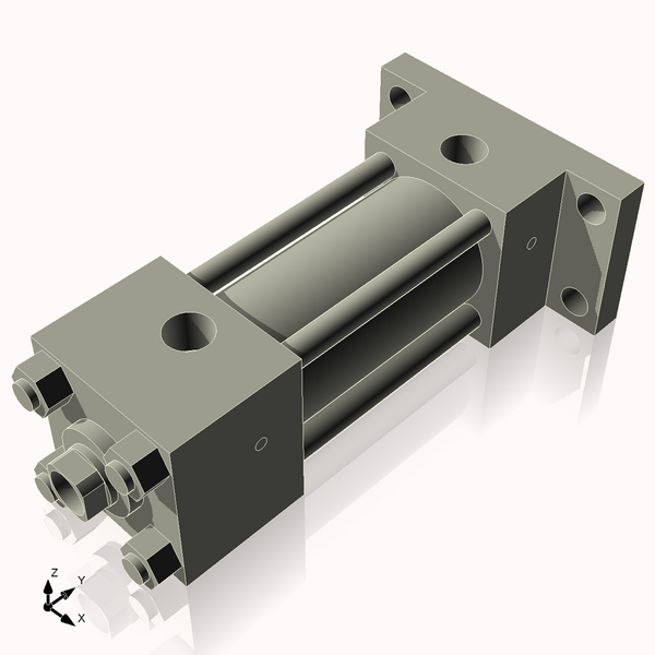 Isometric View of 2HHRF3NCKS4