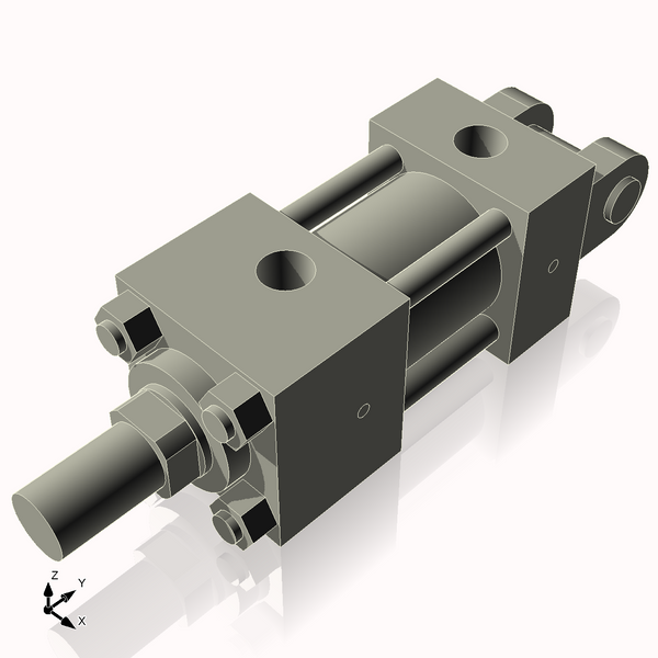 Isometric View of 2HHC1NCK1.375