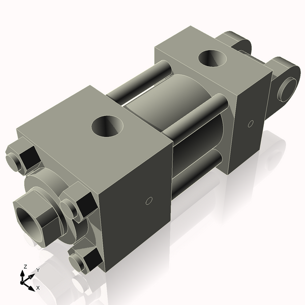 Isometric View of 2HHC1CCK1.375S4