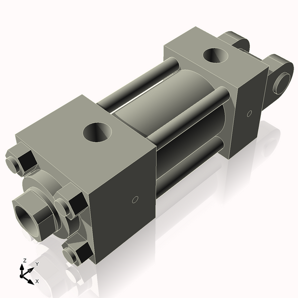 Isometric View of 2HHC2CCK1.375S4