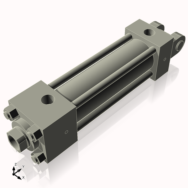 Isometric View of 2HHC6CCK1.375S4