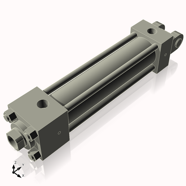 Isometric View of 2HHC8NCK1.375S4