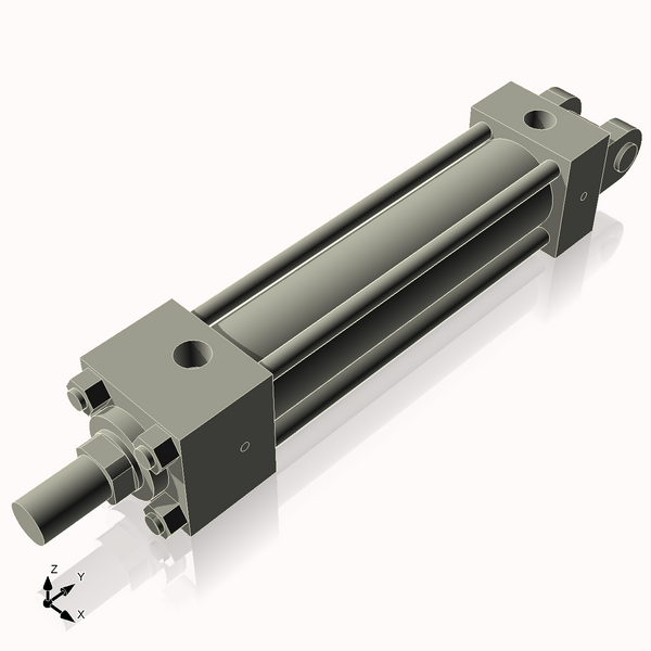 Isometric View of 2HHC8CCK1.375