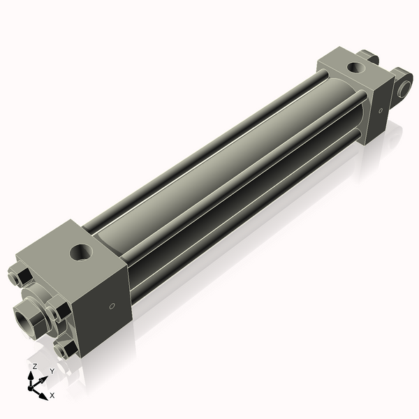 Isometric View of 2HHC12NCK1.375S4