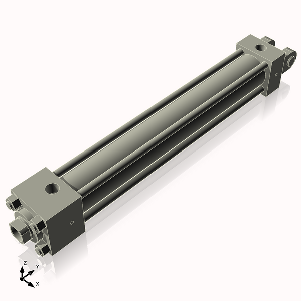 Isometric View of 2HHC15CCK1.375S4