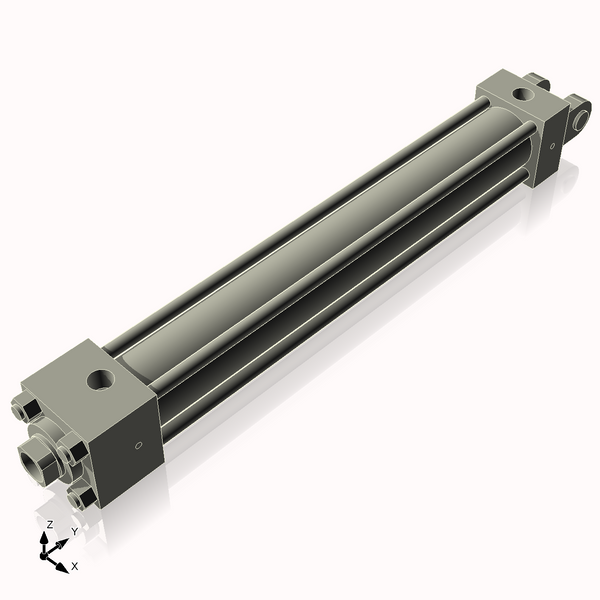 Isometric View of 2HHC16CCK1.375S4