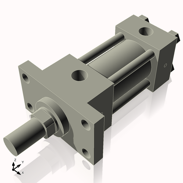 Isometric View of 2HHFF2NCK1.375