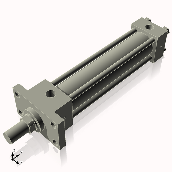 Isometric View of 2HHFF9CCK1.375