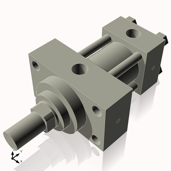Isometric View of 2HHFHF1NCK1.375