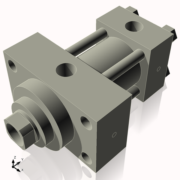 Isometric View of 2HHFHF1NCK1.375S4