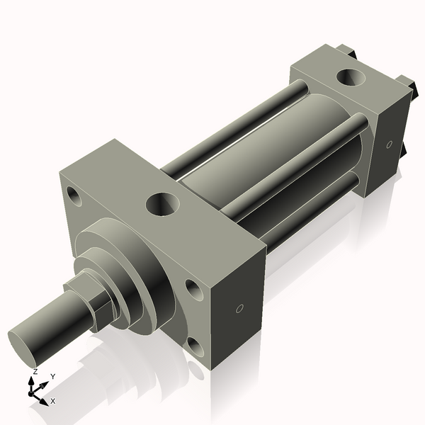 Isometric View of 2HHFHF4CCK1.375