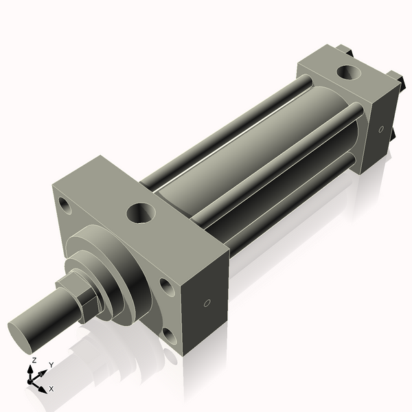 Isometric View of 2HHFHF6NCK1.375