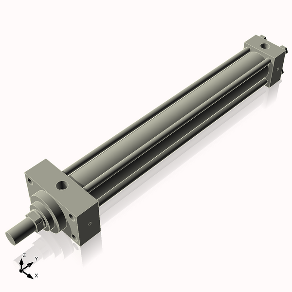 Isometric View of 2HHFHF18CCK1.375