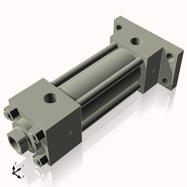 Isometric View of 2HHRF4NCK1.375S4