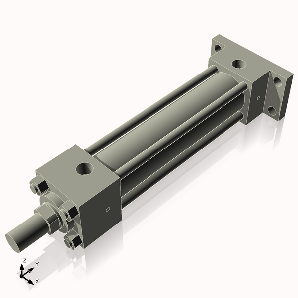 Isometric View of 2HHRF8NCK1.375