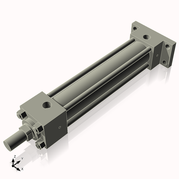 Isometric View of 2HHRF10NCK1.375