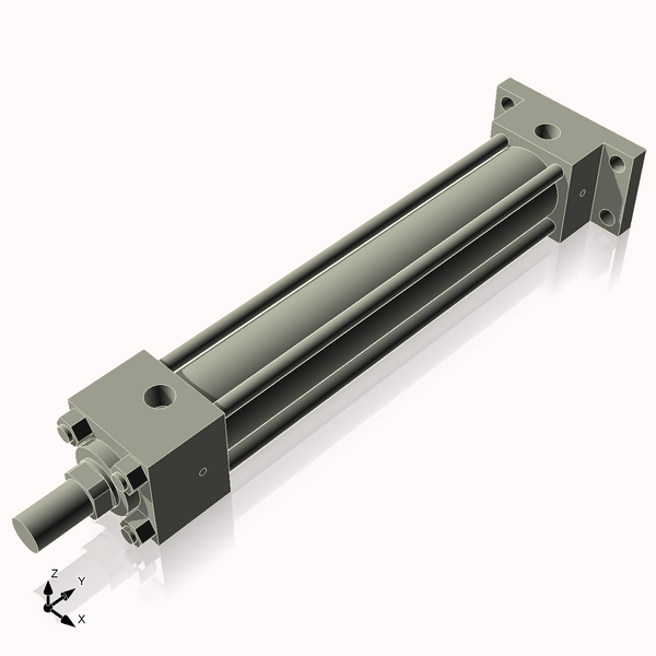 Isometric View of 2HHRF12NCK1.375