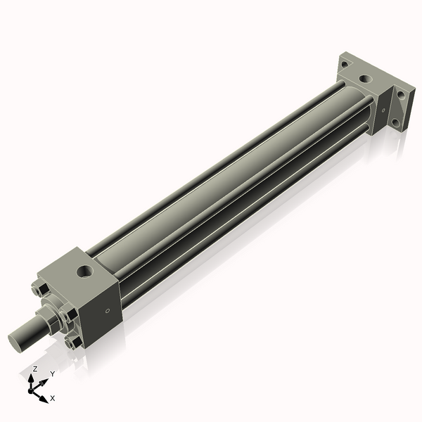 Isometric View of 2HHRF18NCK1.375