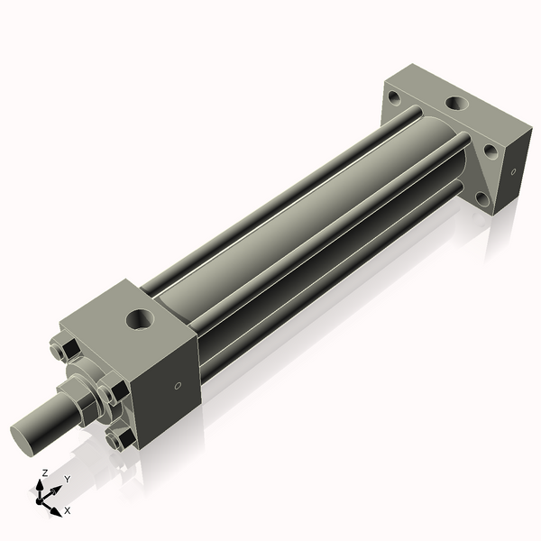 Isometric View of 2HHRHF11NCK1.375