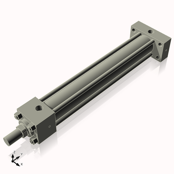 Isometric View of 2HHRHF15NCK1.375