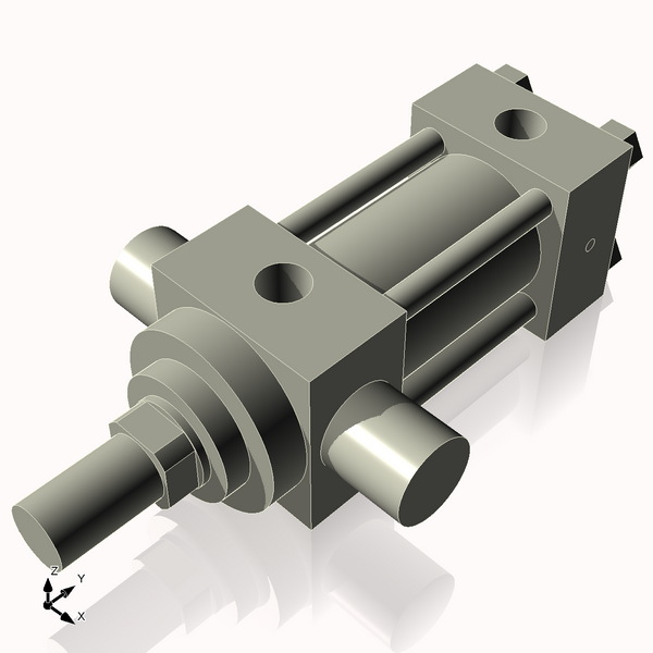 Isometric View of 2HHTF2NCK1.375